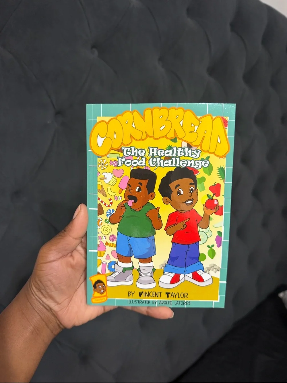 Cornbread: The Healthy Food Challenge - Kids Book (Green, Red)